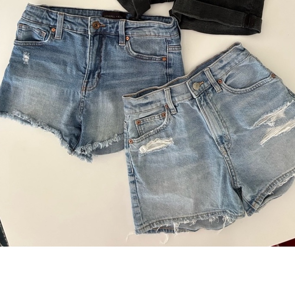Lot of label brand denim shorts! American Eagle and Kendall + Kylie